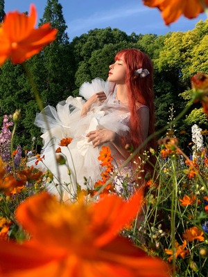 蠢沫沫 – 花丛婚纱_061