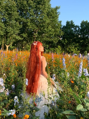 蠢沫沫 – 花丛婚纱_062