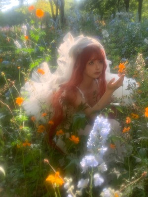 蠢沫沫 – 花丛婚纱_066