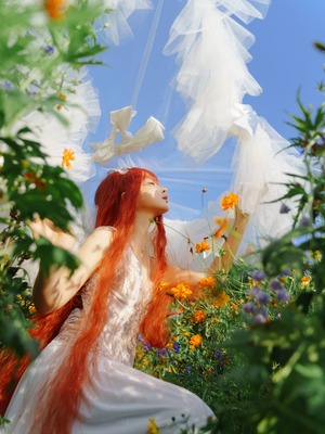 蠢沫沫 – 花丛婚纱_013