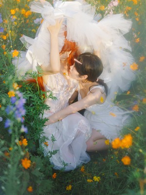 蠢沫沫 – 花丛婚纱_031