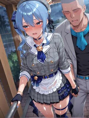 EroMomo - Hoshimachi Suisei 街すいせい (Patreon) (AI Generated)_009_Suisei_9