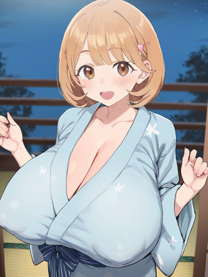 雷門AIショップ - Ryoka Narusawa – Lovey-Dovey Hot Spring Trip with an Older Man [Uncensored] (Patreon) [AI Generated]_001_00009_