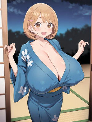 雷門AIショップ - Ryoka Narusawa – Lovey-Dovey Hot Spring Trip with an Older Man [Uncensored] (Patreon) [AI Generated]_001_00010_