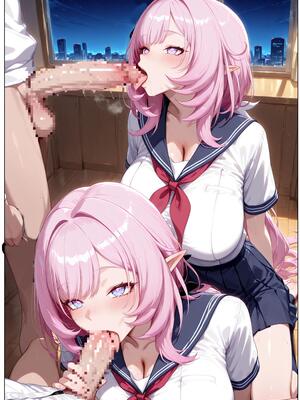 [黄色固体胶（zzzzz）] 贞操观念逆转世界-爱莉希雅篇 [Chinese] [AI Generated]_15_134292219_p14