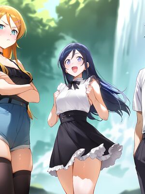 [Elizasrain] Ayase & Kirino (Oreimo) x BWC FFM - Waterfall Shooting (195p)_00005