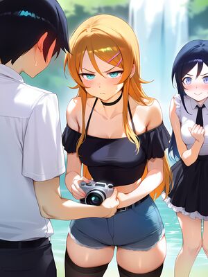 [Elizasrain] Ayase & Kirino (Oreimo) x BWC FFM - Waterfall Shooting (195p)_00007