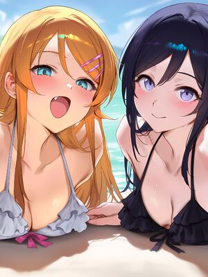 [Elizasrain] Ayase & Kirino (Oreimo) x BWC FFM - Waterfall Shooting (195p)_00024