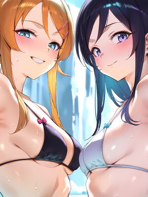 [Elizasrain] Ayase & Kirino (Oreimo) x BWC FFM - Waterfall Shooting (195p)_00029