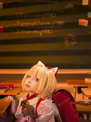 Umeko J - The Purring Classmate (OC)_19