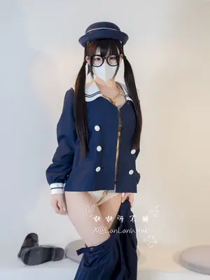 [懒懒睡不醒] Legal Lolita Bound in White Stockings JK Uniform ｜ 合法萝莉美少女捆绑白丝jk_17