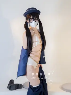 [懒懒睡不醒] Legal Lolita Bound in White Stockings JK Uniform ｜ 合法萝莉美少女捆绑白丝jk_18