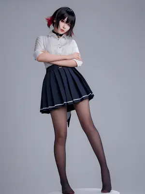 轩萧学姐 - 鲨鱼妹JK_032