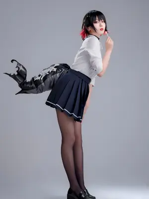 轩萧学姐 - 鲨鱼妹JK_038