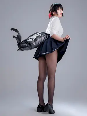 轩萧学姐 - 鲨鱼妹JK_041