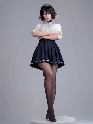 轩萧学姐 - 鲨鱼妹JK_046