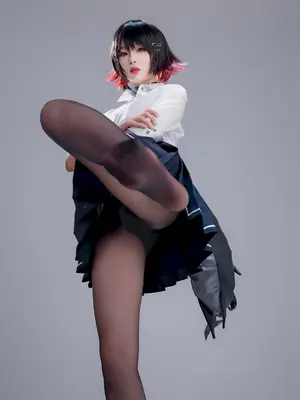 轩萧学姐 - 鲨鱼妹JK_052