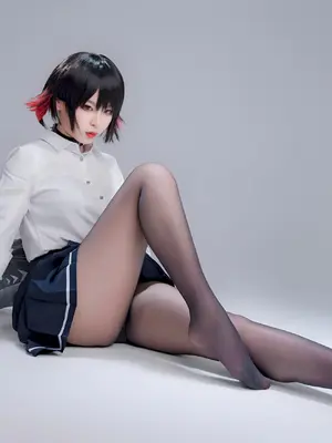 轩萧学姐 - 鲨鱼妹JK_056