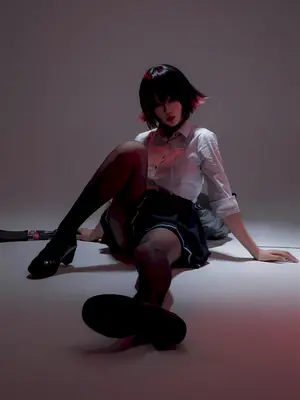 轩萧学姐 - 鲨鱼妹JK_070