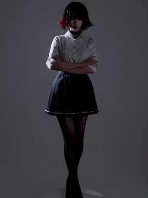 轩萧学姐 - 鲨鱼妹JK_078