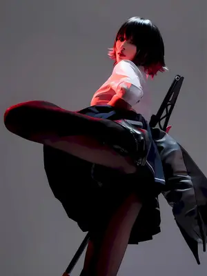 轩萧学姐 - 鲨鱼妹JK_083