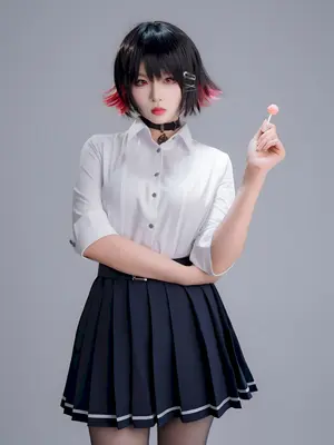 轩萧学姐 - 鲨鱼妹JK_089