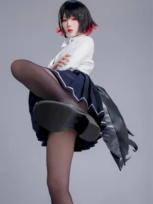 轩萧学姐 - 鲨鱼妹JK_091