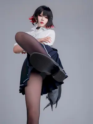 轩萧学姐 - 鲨鱼妹JK_094