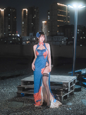 Tina很妖孽呀 - 碧蓝航线 建武 旗袍_03