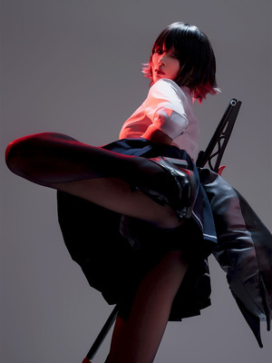 轩萧学姐 - 绝区零 艾莲·乔 JK_096