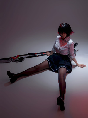 轩萧学姐 - 绝区零 艾莲·乔 JK_100