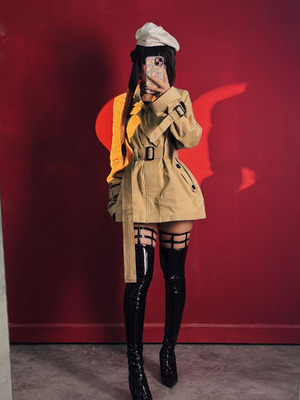 Umeko J - Yor Forger Trench Coat_078