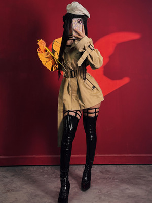 Umeko J - Yor Forger Trench Coat_079