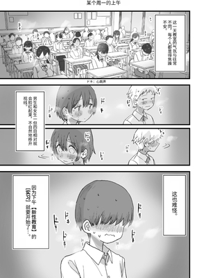 [ひやしまくら] あたらしい性教育がはじまったのでクラスメイトの長谷川さんと5日間にわたる濃厚セックスをする｜新性教育開始後我和長谷川同學進行了為期五天的濃厚性愛 [中文] [伝説の加湿器]_002