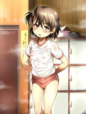 [十字路 (e10)] 昭和の銭湯で出会った赤貧労働少女と男湯へ入る_116