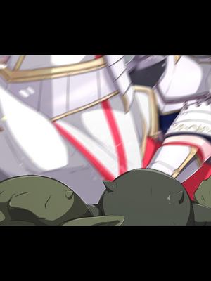 [もぷもぷ] 人類に勝利をもたらすはずの光の乙女が肉便器調教で魔物のメスブタ孕み袋魔界騎士堕ちるまで_008