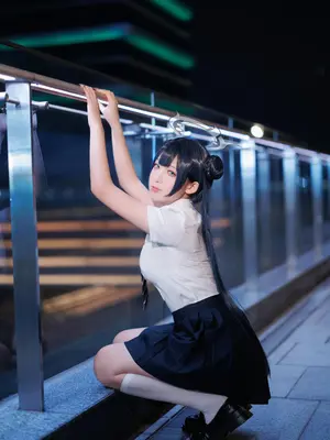 封疆疆v - 蔚蓝档案 龙华妃咲 JK_21