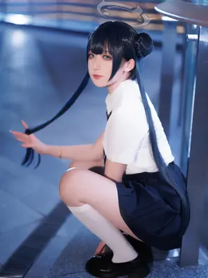 封疆疆v - 蔚蓝档案 龙华妃咲 JK_23