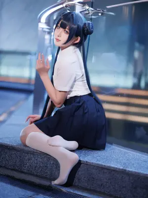 封疆疆v - 蔚蓝档案 龙华妃咲 JK_29