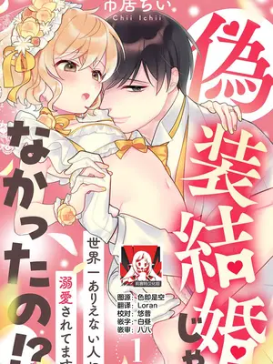 [市居ちい] 偽装結婚じゃなかったの!？ ～世界一ありえない人に溺愛されてます～｜难道不是伪装结婚吗！？~ 我被世界上最意想不到的人溺爱 ~ 1-9 完結 [莉赛特汉化组]