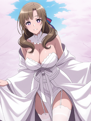 普通攻擊是全體攻擊媽媽 大好 真々子 上篇（全程白丝）72P[AI Generated]_00000001