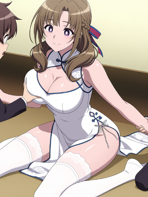 普通攻擊是全體攻擊媽媽 大好 真々子 上篇（全程白丝）72P[AI Generated]_00000063