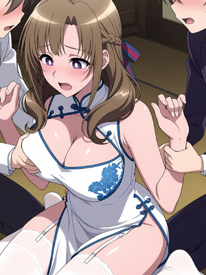 普通攻擊是全體攻擊媽媽 大好 真々子 上篇（全程白丝）72P[AI Generated]_00000065