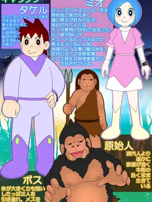 [Ｉ(ｱｲ)☆私立 ななつ星中(私立 七つ星中)] 欲望原始人【歴史改変】人類の起源は未来からやってきた少女説_0702