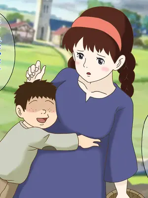 [オベロン中佐] シータと隣村のエロガキ 前編+後編_0132