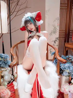 Shika小鹿鹿 - 碧蓝航线 柴郡 新春旗袍_14