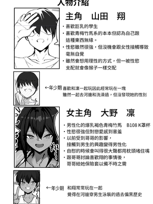 [青い星に生まれたダークエンジェル] 昔男だと思ってた褐色爆乳幼馴染とHする本 前編｜和以前以為是男生的褐色爆乳青梅竹馬色色的本本 前篇 [中文] [ペンギン堂]_040