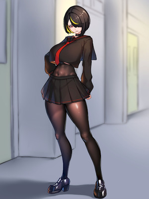 [ニーチェ (助ッチ)] ふたなり不良JKをところてん分からセックス！！【玉なし】_059