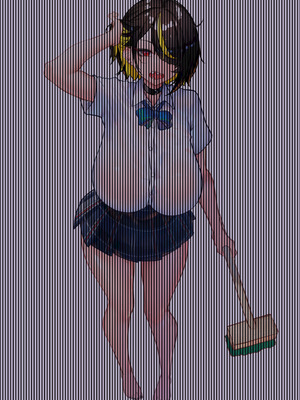 [ニーチェ (助ッチ)] ふたなり不良JKをところてん分からセックス！！【玉なし】_110