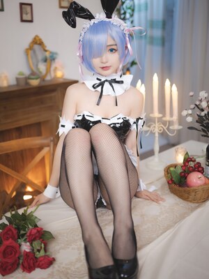 桜井宁宁 - 蕾姆兔女郎_030